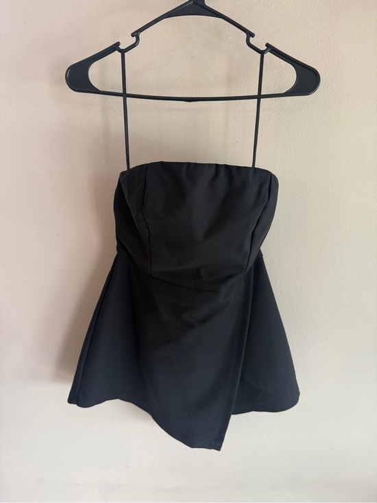 Dresses & Skirts - Black Strapless Mini Dress princess polly tube‎ top dress size 12